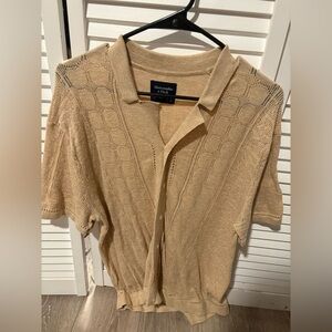 Abercrombie & Fitch Beige Men’s Cardigan